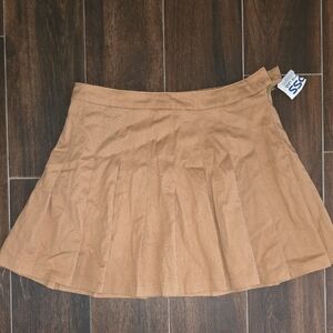 Chic Tan Mini Skirt